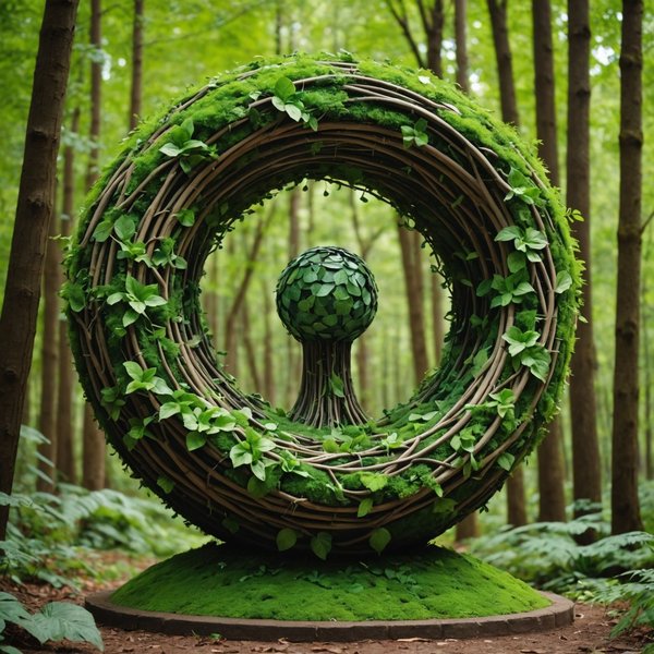 Comment l'art de l'écosculpture sensibilise-t-il à la protection de l'environnement ?